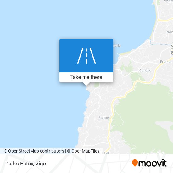 Cabo Estay map