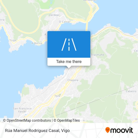 Rúa Manuel Rodríguez Casal map