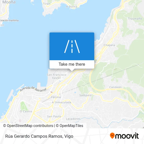 Rúa Gerardo Campos Ramos map