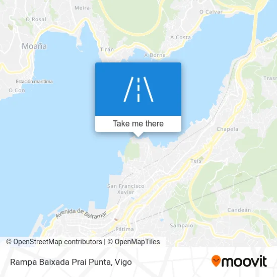 Rampa Baixada Prai Punta map