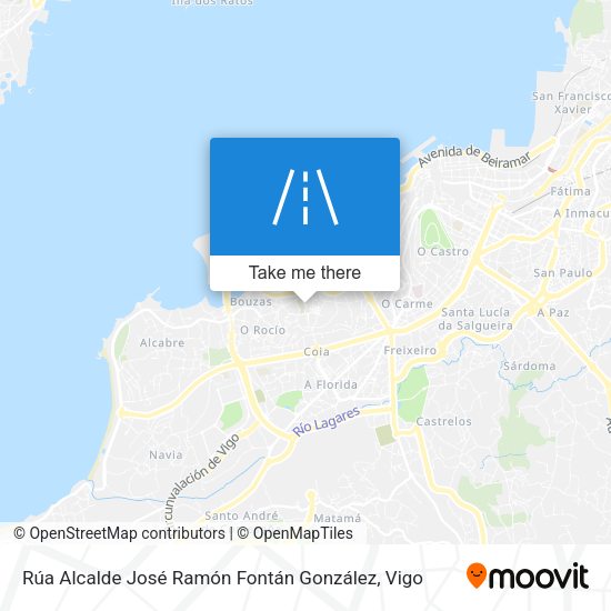 Rúa Alcalde José Ramón Fontán González map