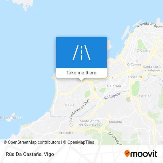 Rúa Da Castaña map