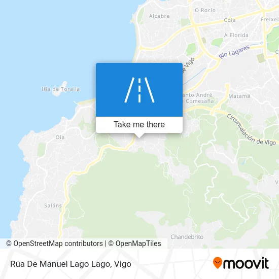Rúa De Manuel Lago Lago map