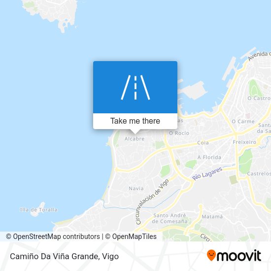Camiño Da Viña Grande map