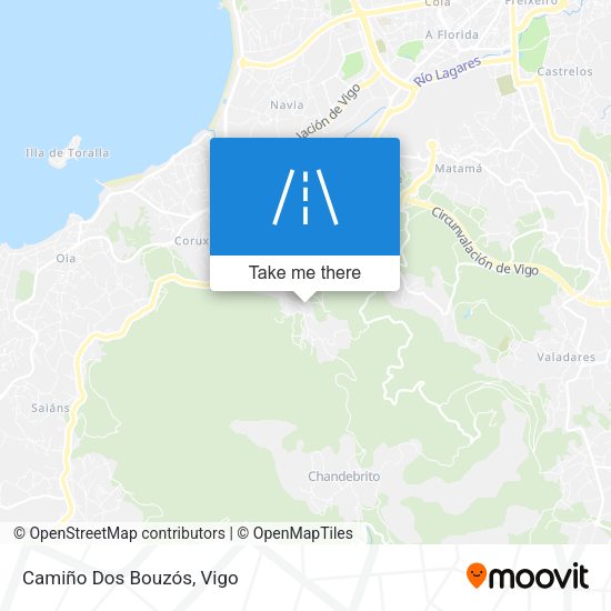 Camiño Dos Bouzós map
