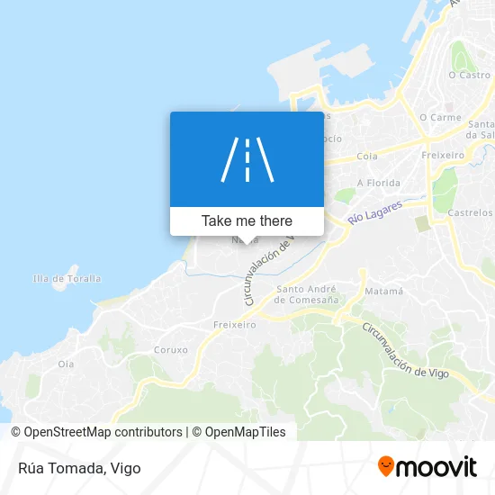 Rúa Tomada map