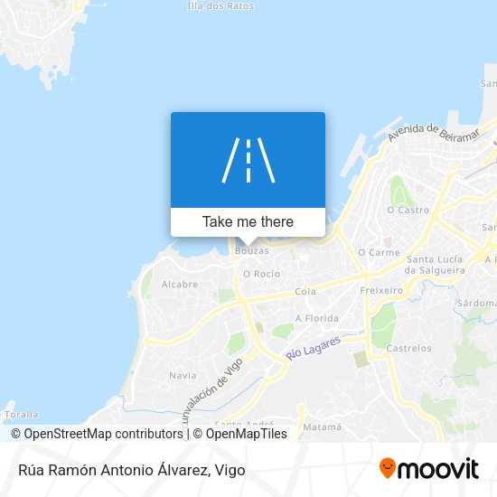Rúa Ramón Antonio Álvarez map