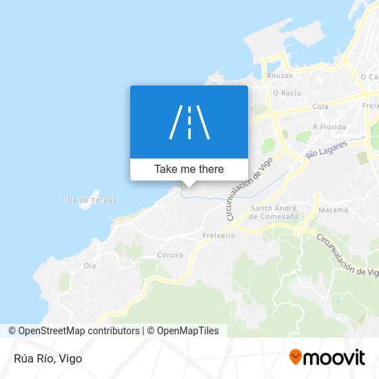 Rúa Río map