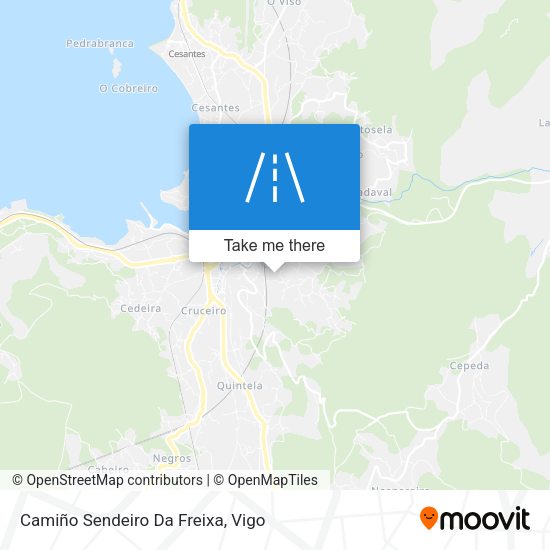 Camiño Sendeiro Da Freixa map