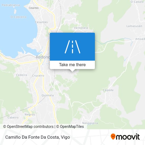 Camiño Da Fonte Da Costa map