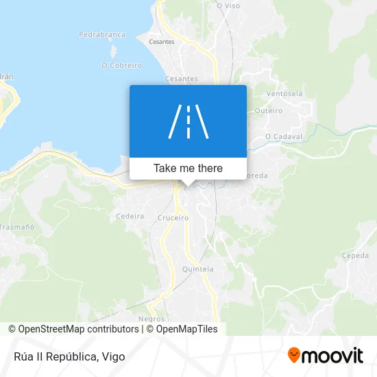 Rúa II República map