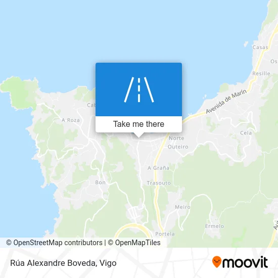 Rúa Alexandre Boveda map
