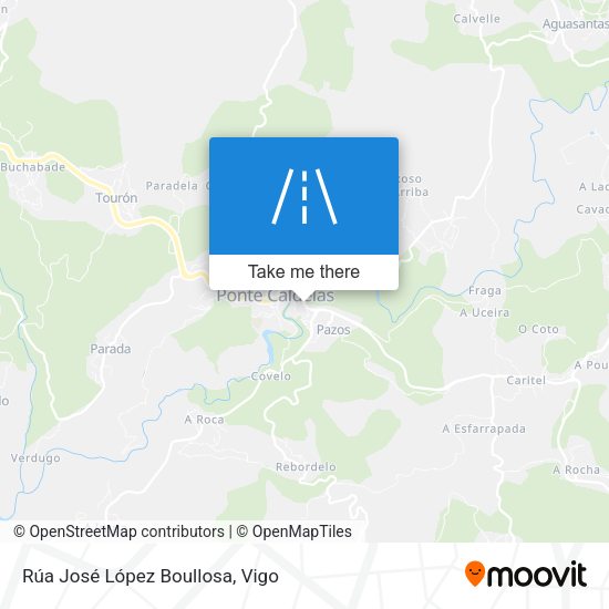 Rúa José López Boullosa map