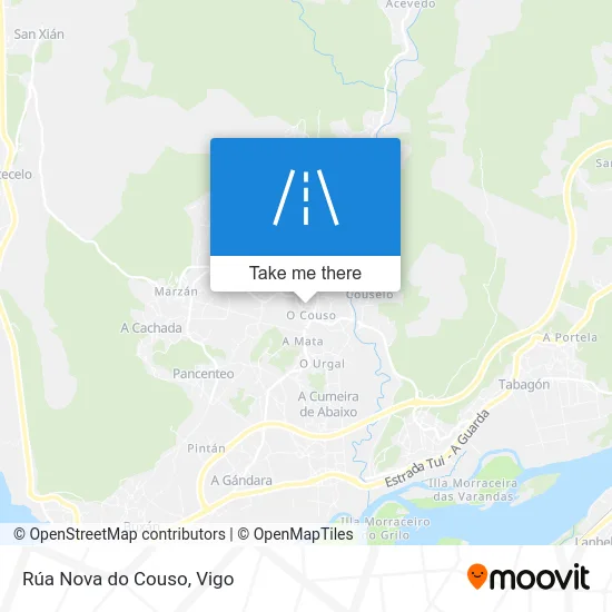 Rúa Nova do Couso map