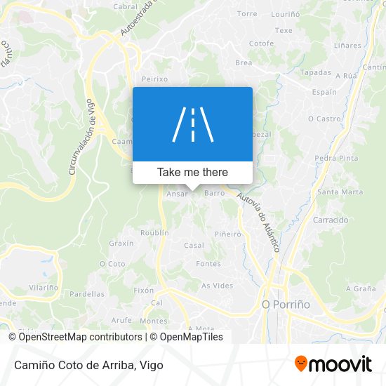 Camiño Coto de Arriba map