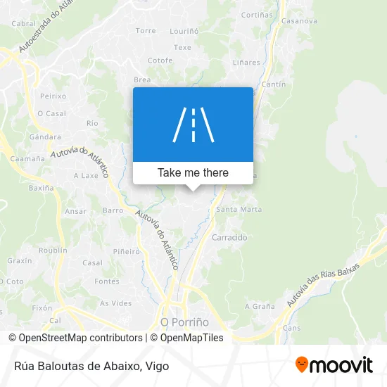 Rúa Baloutas de Abaixo map