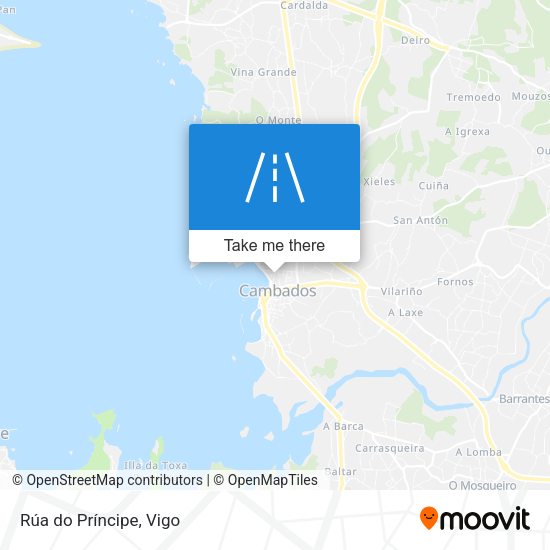 Rúa do Príncipe map