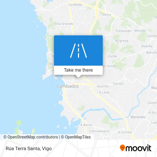 Rúa Terra Santa map