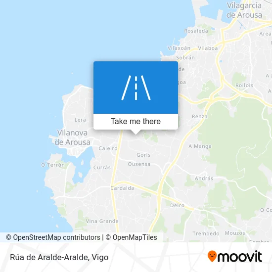 Rúa de Aralde-Aralde map