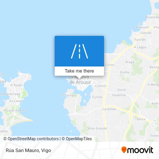 Rúa San Mauro map
