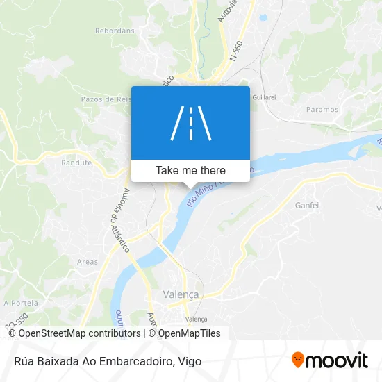 Rúa Baixada Ao Embarcadoiro map