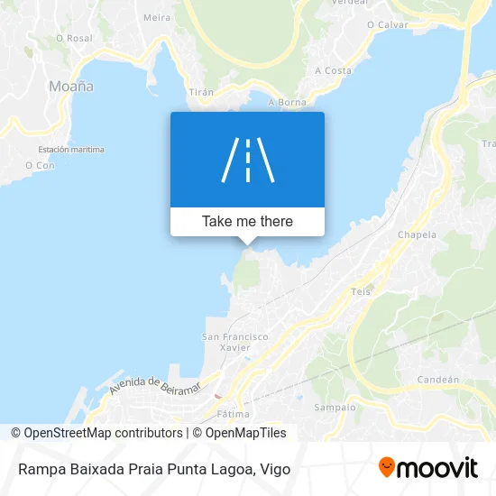 Rampa Baixada Praia Punta Lagoa map