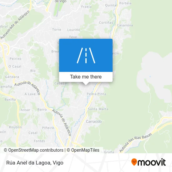 Rúa Anel da Lagoa map