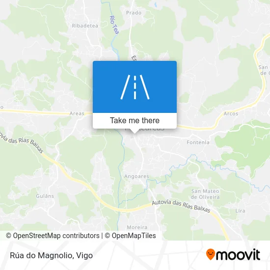 Rúa do Magnolio map