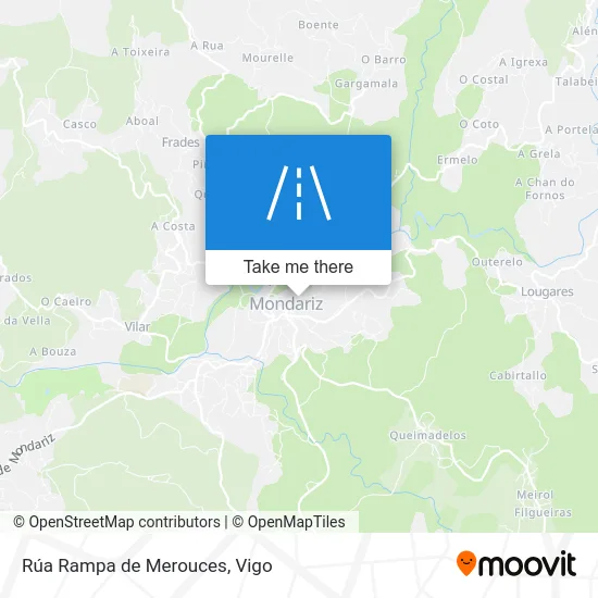 Rúa Rampa de Merouces map