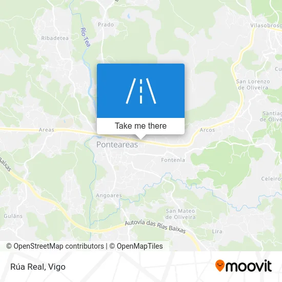 Rúa Real map