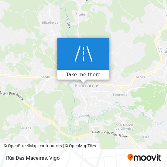 Rúa Das Maceiras map