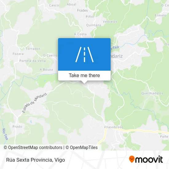 Rúa Sexta Provincia map