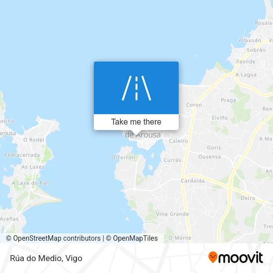Rúa do Medio map