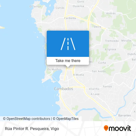 Rúa Pintor R. Pesqueira map
