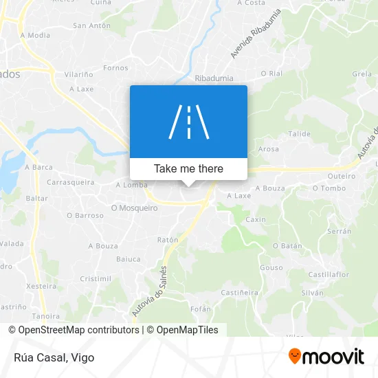 Rúa Casal map