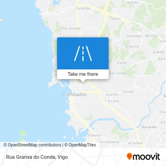Rúa Granxa do Conde map