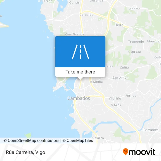 Rúa Carreira map