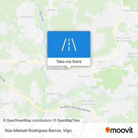 Rúa Manuel Rodríguez Barros map