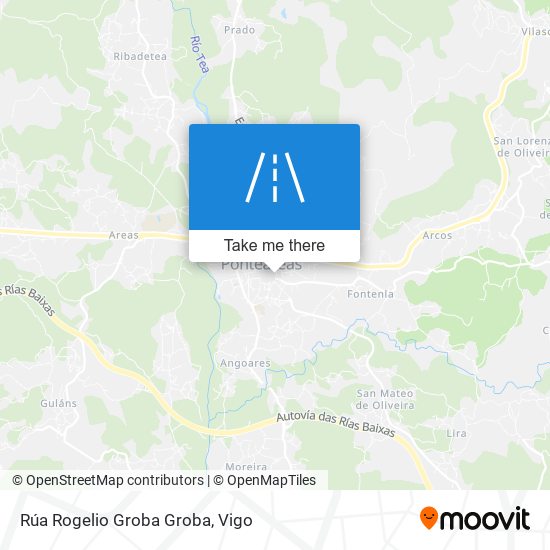 Rúa Rogelio Groba Groba map