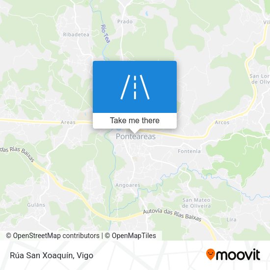 Rúa San Xoaquín map