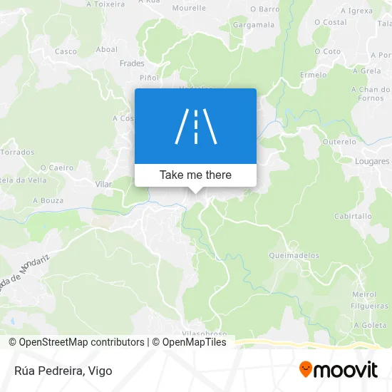 Rúa Pedreira map