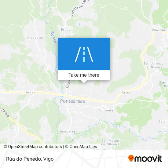 Rúa do Penedo map
