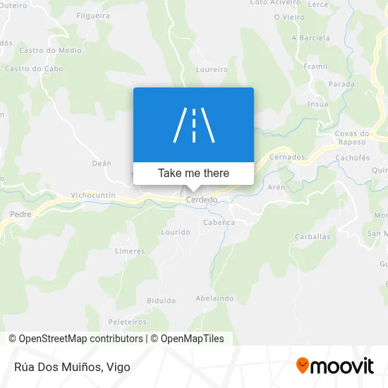 Rúa Dos Muiños map