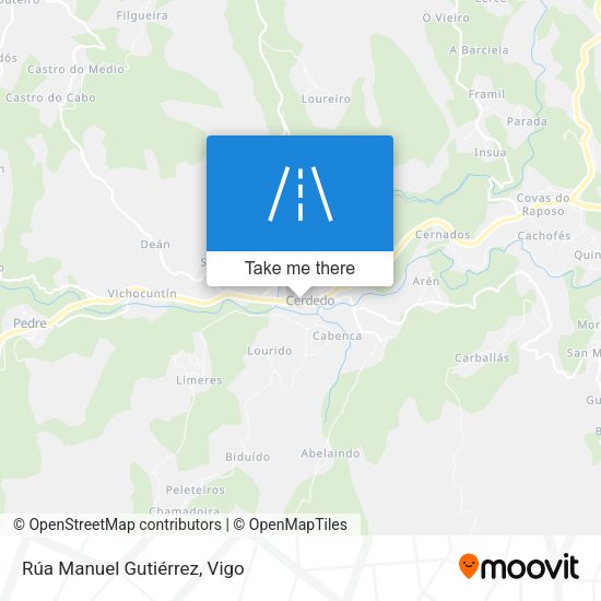 Rúa Manuel Gutiérrez map