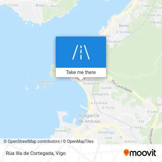 Rúa Illa de Cortegada map