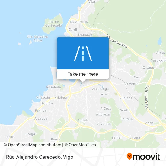 Rúa Alejandro Cerecedo map