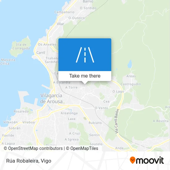 Rúa Robaleira map