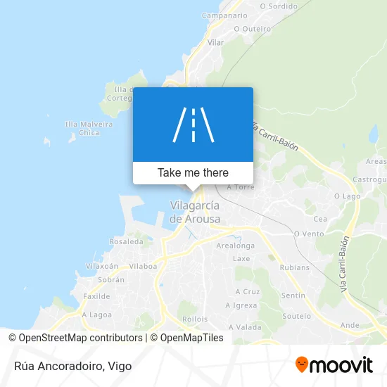 Rúa Ancoradoiro map