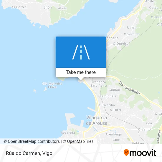Rúa do Carmen map