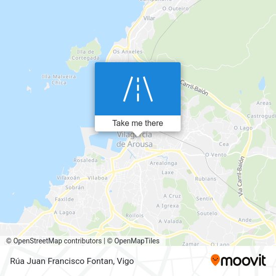 Rúa Juan Francisco Fontan map